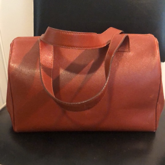 Vintage Prada Handbag in Brown Saffiano Leather - Picture 16 of 17